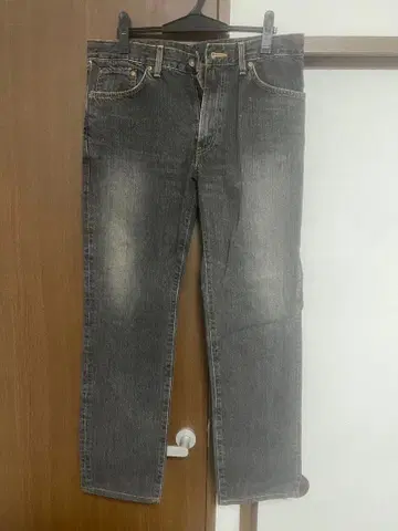 EDWIN 503ZZ 다크 그레이 데님 팬츠 W34 L33