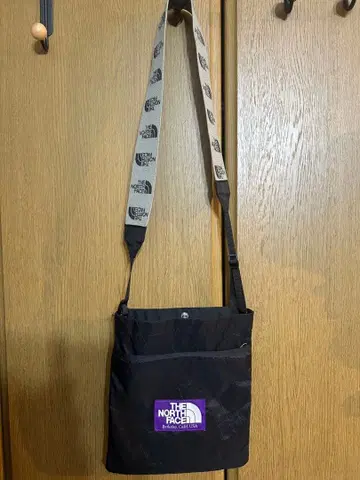 THE NORTH FACE 퍼플 라벨 블랙 숄더백