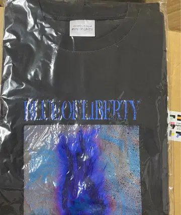 쿄모토 타이 가 BLUE OF LIBERTY 투어 티셔츠 ART-PUT