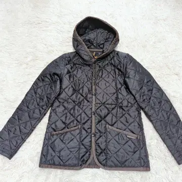 LAVENHAM 퀼팅 자켓 후드 부착 라벤햄