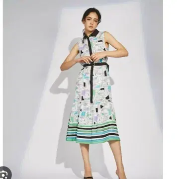 그레이스 콘티넨탈 칵테일 프린트 원피스 사이즈 36