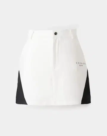 CRONOS BLACK 스커트 WHITE M 사이즈 새상품
