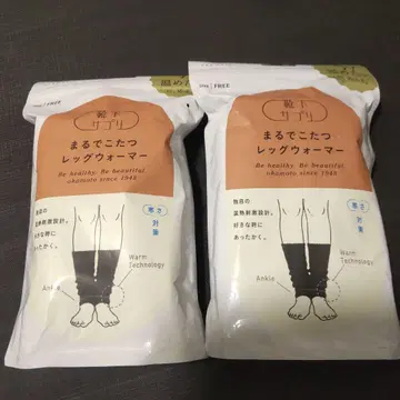 마루데코타츠 레그 워머 블랙 미사용 새상품