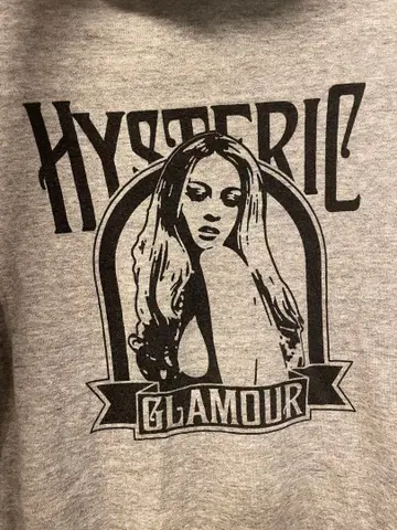 HYSTERIC GLAMOUR 그레이 후드티