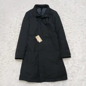 택 포함 새상품 무인양품 스탠드 카라 다운 코트 블랙 S