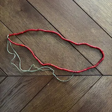 레어 고로즈 빨간색 비즈 목걸이