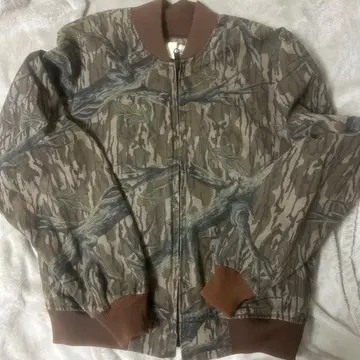 리얼트리 카모 패턴 집업 자켓