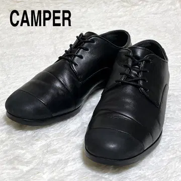 [ 새상품급 ] CAMPER 캠퍼 트윈 레더 슈즈 블랙 27cm