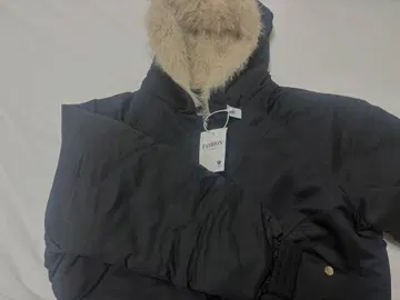 미사용 택 포함 블랙 다운 자켓