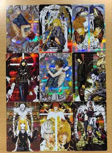 DEATHNOTE 카드 9장 세트