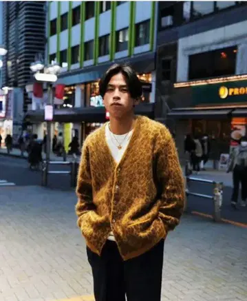 STEPAHEAD 레오파드 무늬 모헤어 가디건 M 사이즈