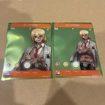 최저가 Dr.STONE 나나미 류스이 SNS풍 클리어 카드 세트 애니메가