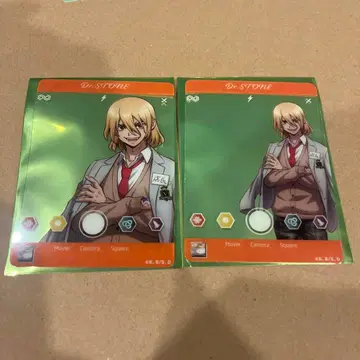 최저가 Dr.STONE 나나미 류스이 SNS풍 클리어 카드 세트 애니메가