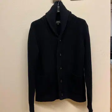 A.P.C 아페쎄 숄카라 가디건 네이비 니트