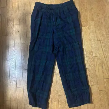 Munsingwear GrandSlam 블랙 체크 팬츠