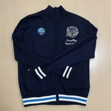 FILA(휠라) 남성용 골프 니트 자켓 축열 소재 안감 L