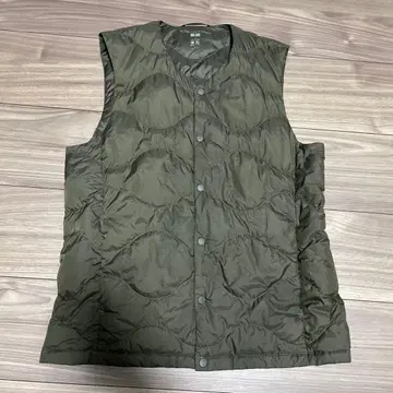 UNIQLO 울트라 라이트 다운 컴팩트 베스트 웨이브 퀼트 S