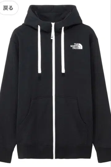 THE NORTH FACE 블랙 후드티