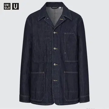 UNIQLO 오버 데님 셔츠 자켓