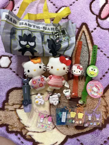 산리오 봉제 인형 헬로키티 마스코트 키티 폼폼푸딩
