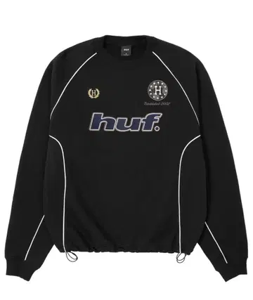 HUF 트레이닝복 맨투맨 LUX DRAWCORD CREW