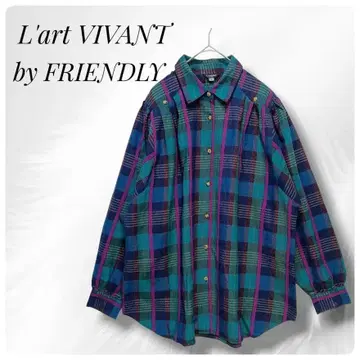 Lart VIVANT by FRIENDLY 네리 셔츠 9 체크 무늬