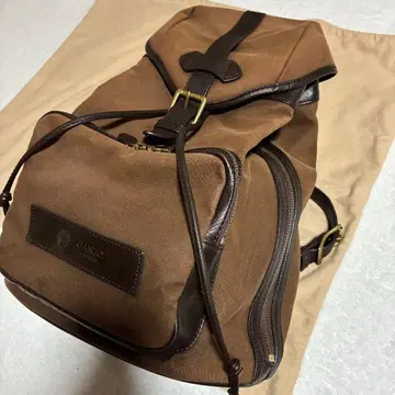 GANZO CB1 캔버스 가죽 백팩