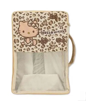 최저가! 미사용 새상품 아베일 키티 레오파드 무늬 트래블 보관 케이스 M