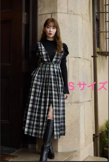 herlipto Classic Plaid Jumper Dress