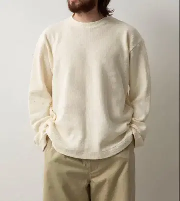 SANDINISTA ROUGHLY COTTON KNIT SLIT TOP