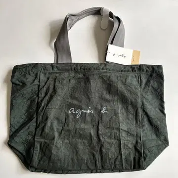 미사용 애니에스 베이 나일론 토트백 주름 가공