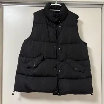 GAP 블랙 다운 베스트 S