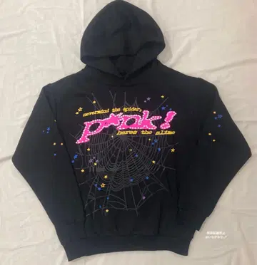 Sp5der P NK 후드티 사이즈 S .