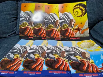 원펀맨 ONE PUNCH MAN x 모우 MOW A4 클리어 파일 6개