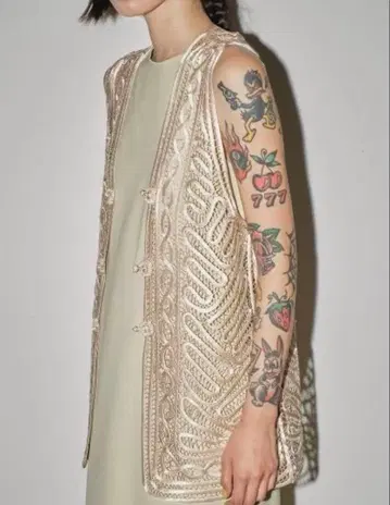 TODAYFUL Embroidery Middle Vest