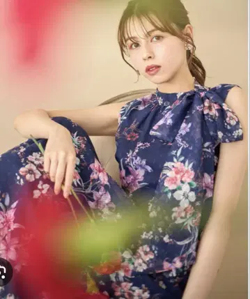 [ 새상품급 ] tocco closet 플라워 원피스 ( M 사이즈 )