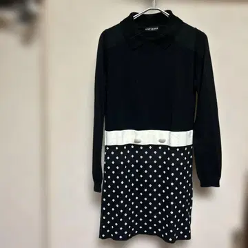 MARYQUANT 마리콴트 니트 도트 무늬 원피스