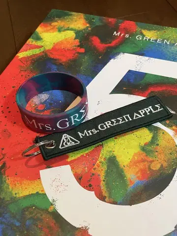 Mrs.GREENAPPLE 에덴의 동산 키링 러버 밴드 세트