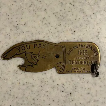 TENDERLOIN YOU PAY 텐더 로인 유 페이 키링