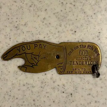 TENDERLOIN YOU PAY 텐더 로인 유 페이 키링