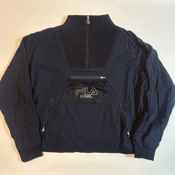 FILA x XGIRL 하프 지퍼 나일론 자켓