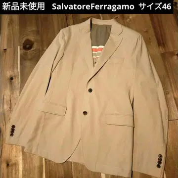 새상품 SalvatoreFerragamo 베이지 자켓 사이즈 46 M