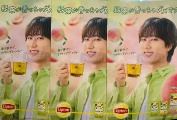 Lipton SnowMan 아베 료헤이 클리어 파일 3장