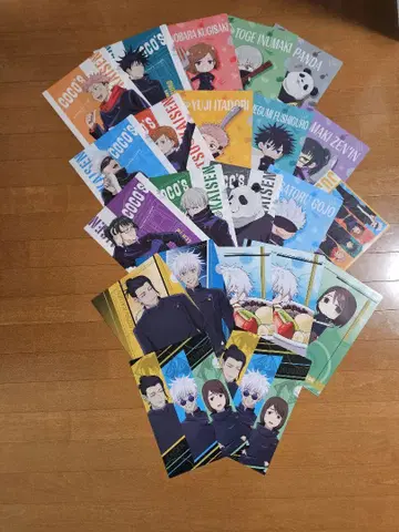 [ 주술회전 ] 클리어 파일 22장 세트 코스