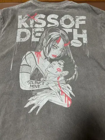 SiM kiss of death 티셔츠 L 사이즈