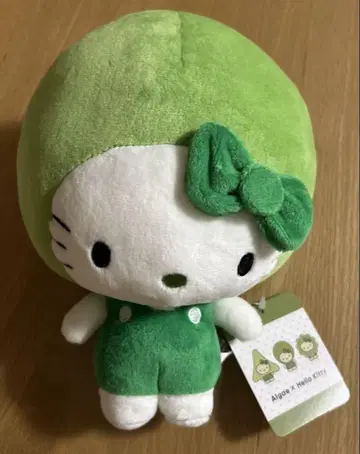 헬로키티 봉제 인형 그린 컬러 오사카 만박 마리모