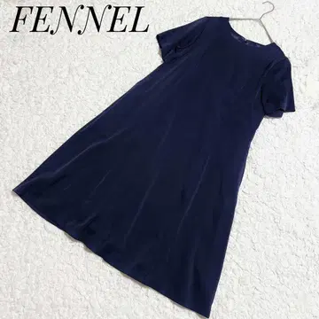 FENNEL 네이비 플레어 원피스 9호