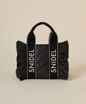 SNIDEL 블랙 토트백