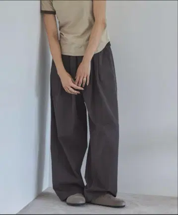 feepur 코쿤 치노 이지 팬츠 브라운 S