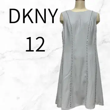 DKNY 라이트 그레이 스터드 원피스 12/L 사이즈 상당